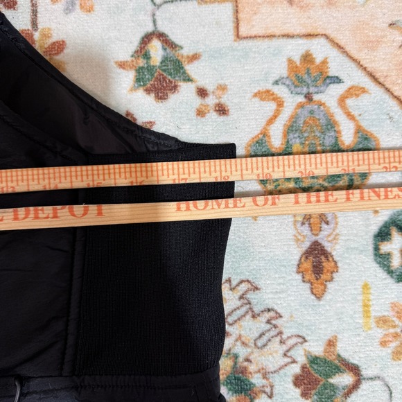 CB Sports Mens Insulated Bib Overalls Black Size Medium Ski Snow Pants - Picture 3 of 4